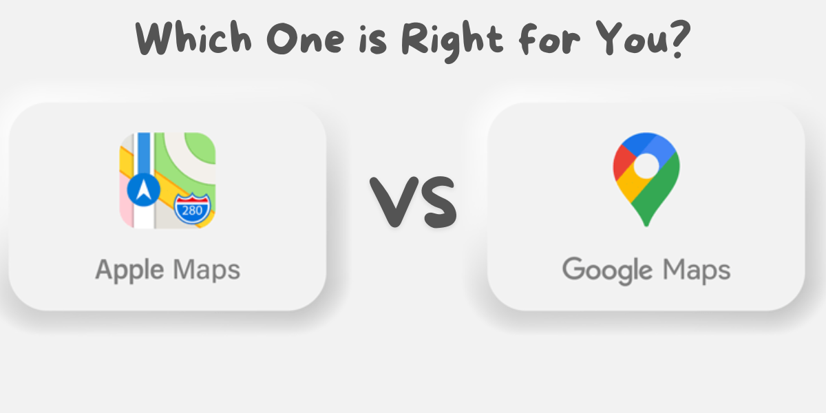 Apple Maps vs Google Maps